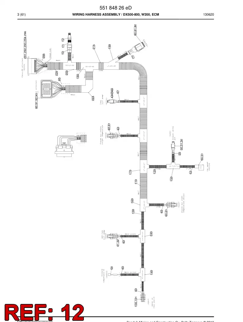 55032288m 550 322 88m Terminator - Sandvik Technical Drawing