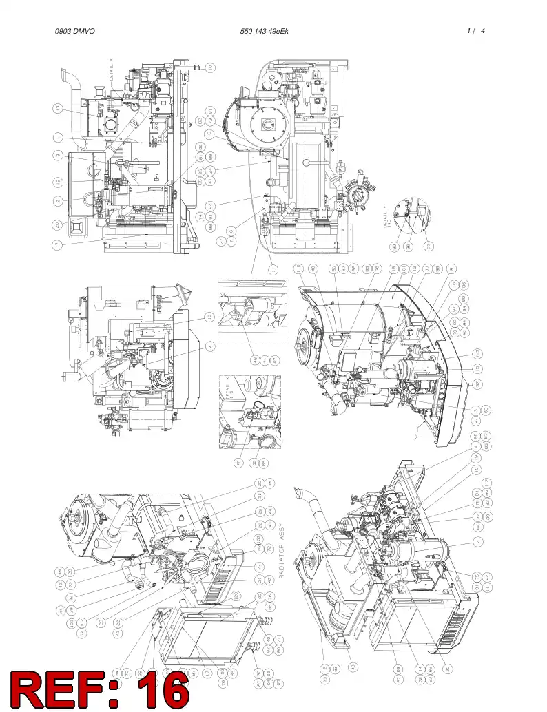 55032576 550 325 76 Plate - Sandvik Technical Drawing
