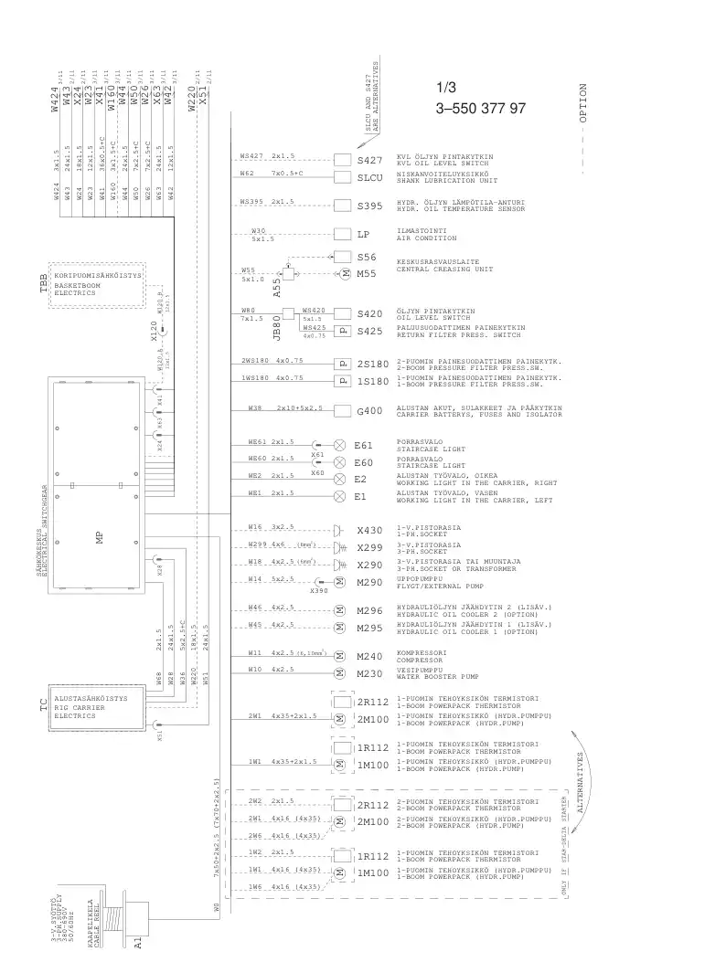 55032663 550 326 63 ADDITIONAL EQUIPMENT - Sandvik Technical Drawing