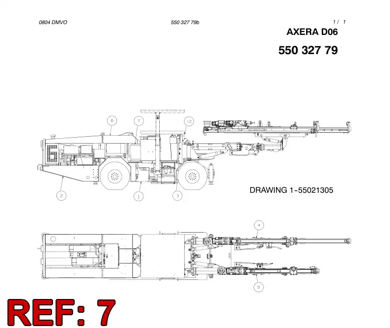55032777 550 327 77 ELECTRIC MODULE - Sandvik Technical Drawing