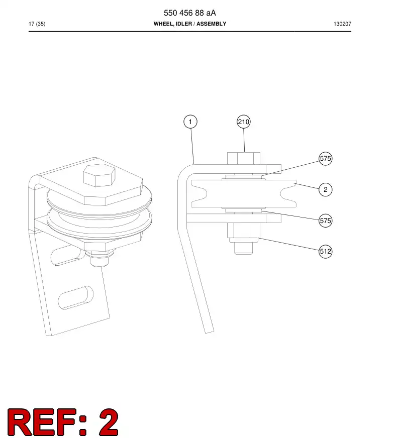 550 328 42a RODA, INTERMEDIRIA - drawing