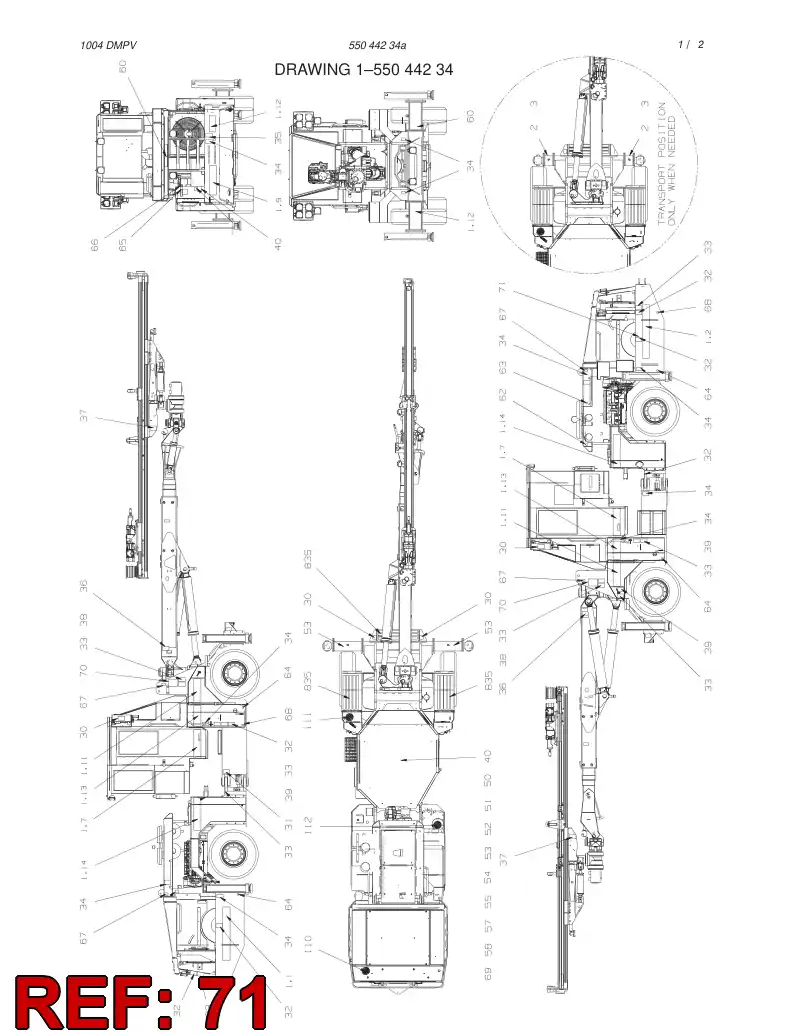 55033269 550 332 69 SIGN - Sandvik Technical Drawing