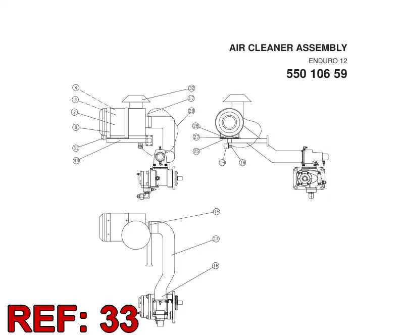 55033309 550 333 09 BRACKET - Sandvik Technical Drawing