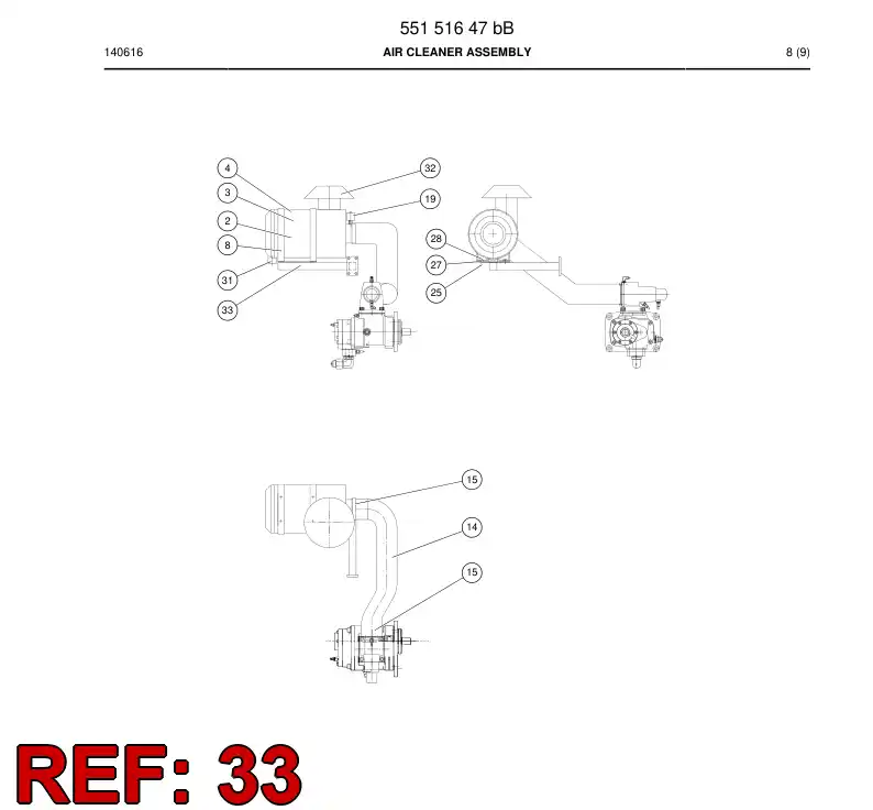 55033309b 550 333 09b Bracket - Sandvik Technical Drawing