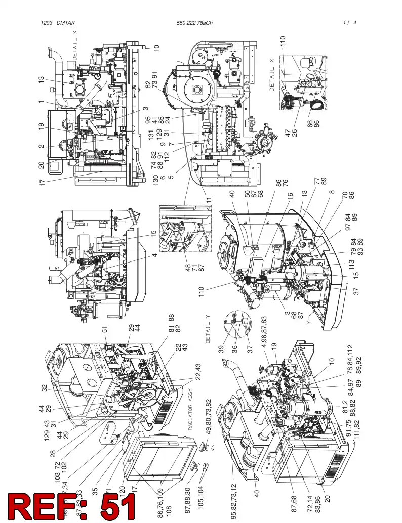 55033570 550 335 70 SUPPORTING BLOCK - Sandvik Technical Drawing