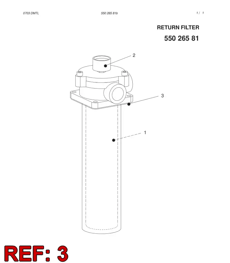 55033745 550 337 45 SEAL - Sandvik Technical Drawing