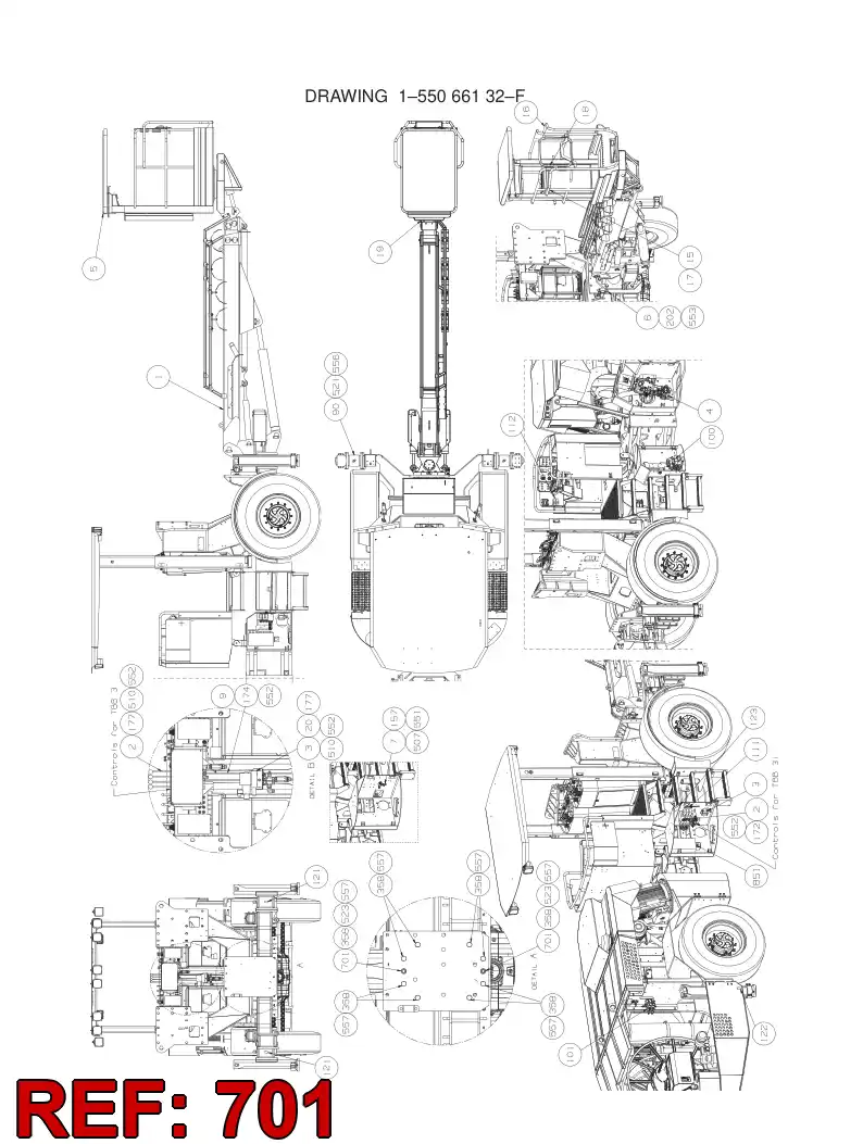 55033788 550 337 88 STUD - Sandvik Technical Drawing