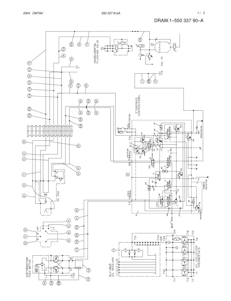 55033791aA 550 337 91aA CONNECTION ADVICE TDC (1-550 3 - Sandvik Technical Drawing