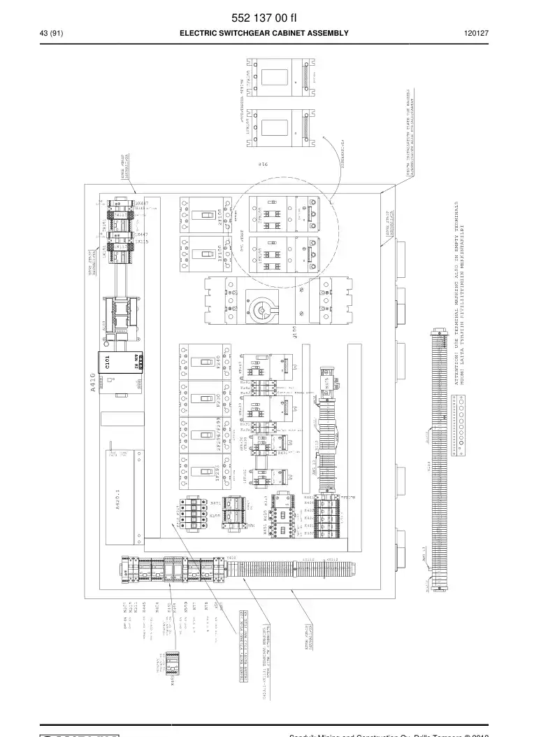 55033881 550 338 81 Fuse - Sandvik Technical Drawing