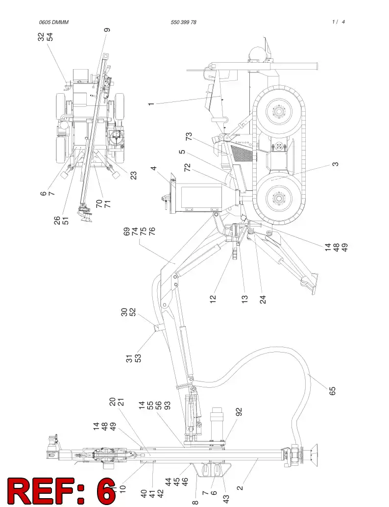 55033969 550 339 69 LIGHT ASSEMBLY - Sandvik Technical Drawing