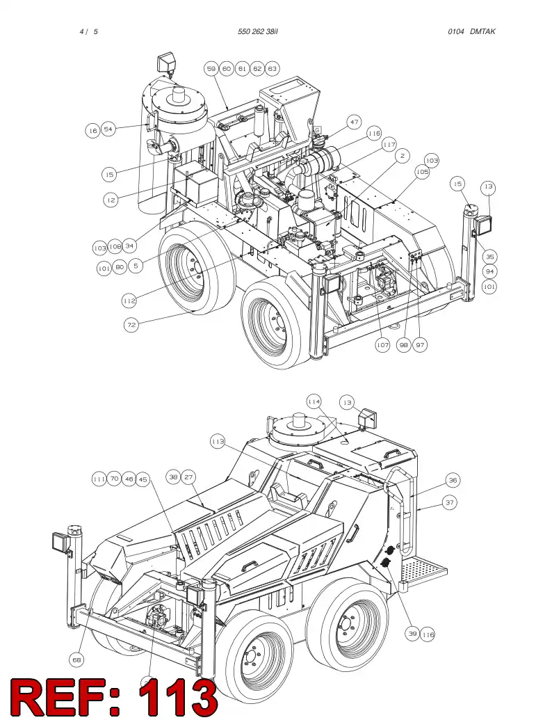 55034017 550 340 17 RUBBER SHEET - Sandvik Technical Drawing