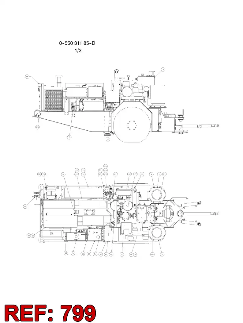 55034019 550 340 19 SCREW SET - Sandvik Technical Drawing