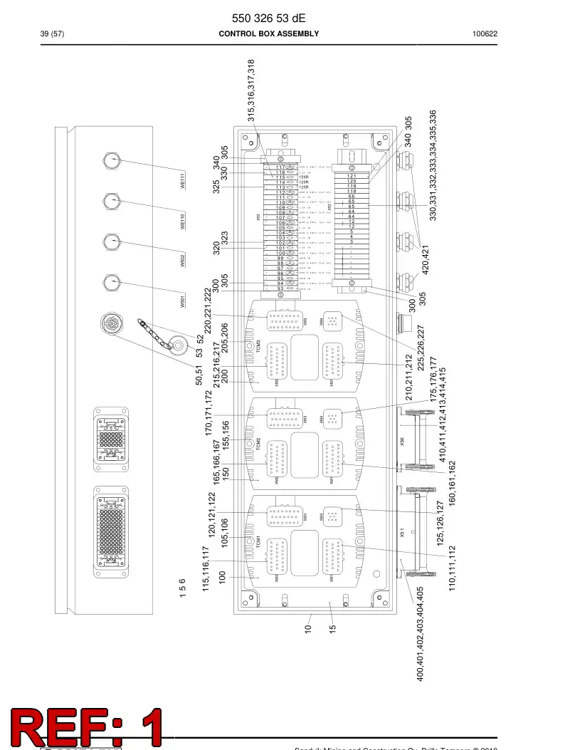 55034155 550 341 55 Dimensioning drawing - Sandvik Technical Drawing
