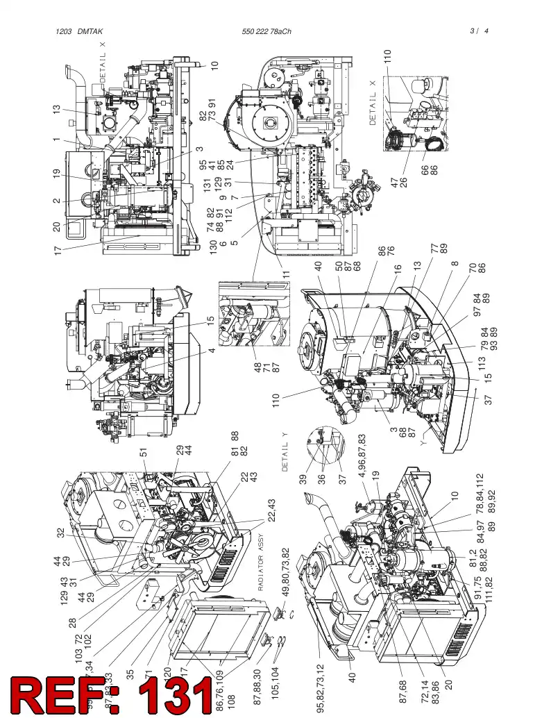 55034701 550 347 01 Clamp, Hose - Sandvik Technical Drawing