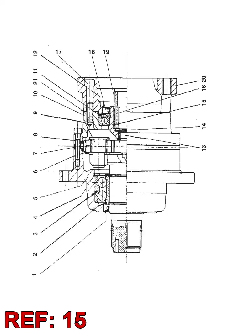 55034769 550 347 69 INPUT SHAFT - Sandvik Technical Drawing