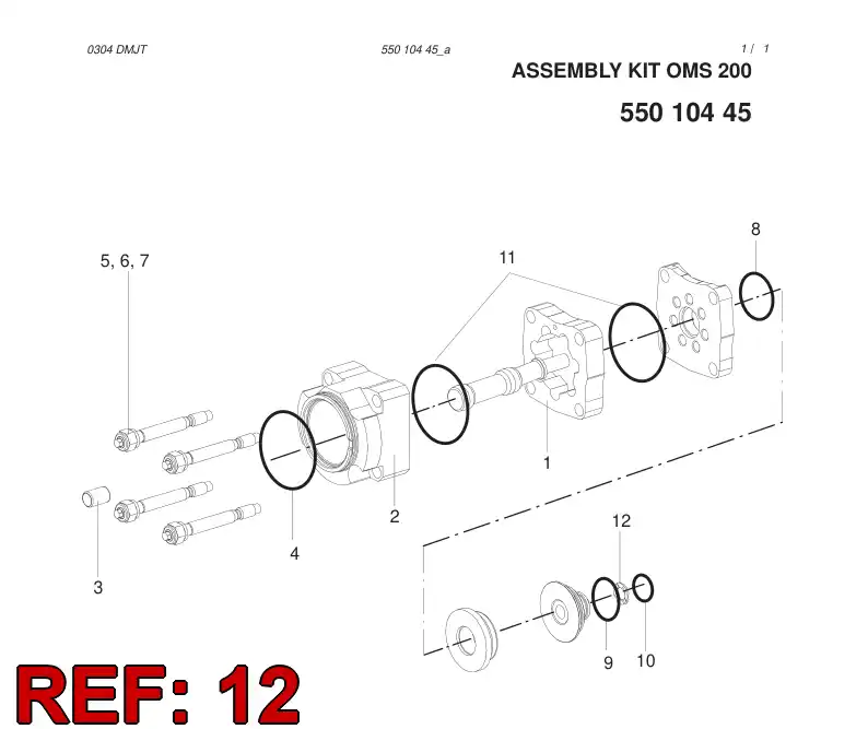 55035148 550 351 48 Washer, Spring - Sandvik Technical Drawing