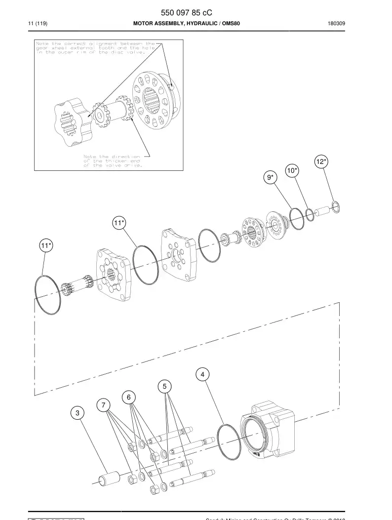 55035148a 550 351 48a Washer, Spring - Sandvik Technical Drawing