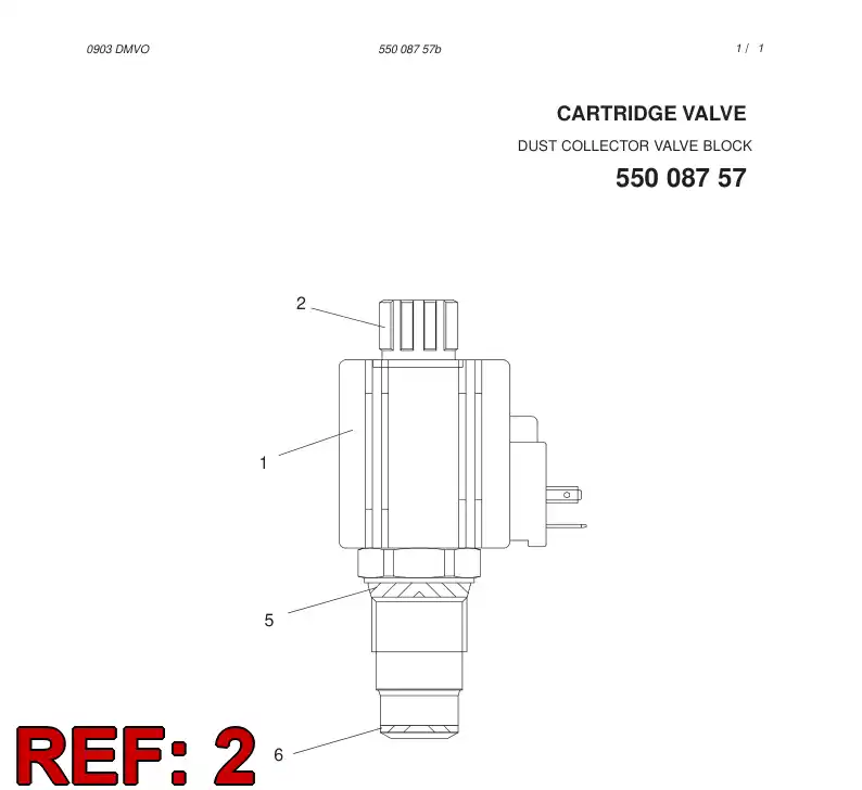 55035324 550 353 24 NUT - Sandvik Technical Drawing