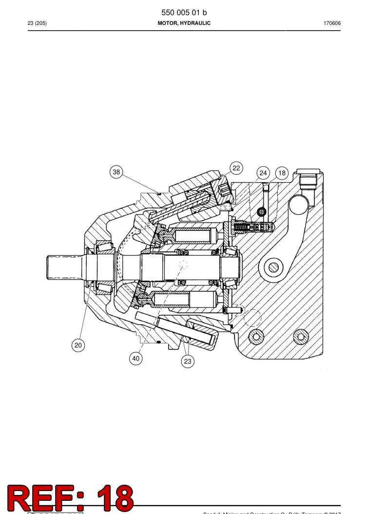 55035462 550 354 62 O-Ring - Sandvik Technical Drawing