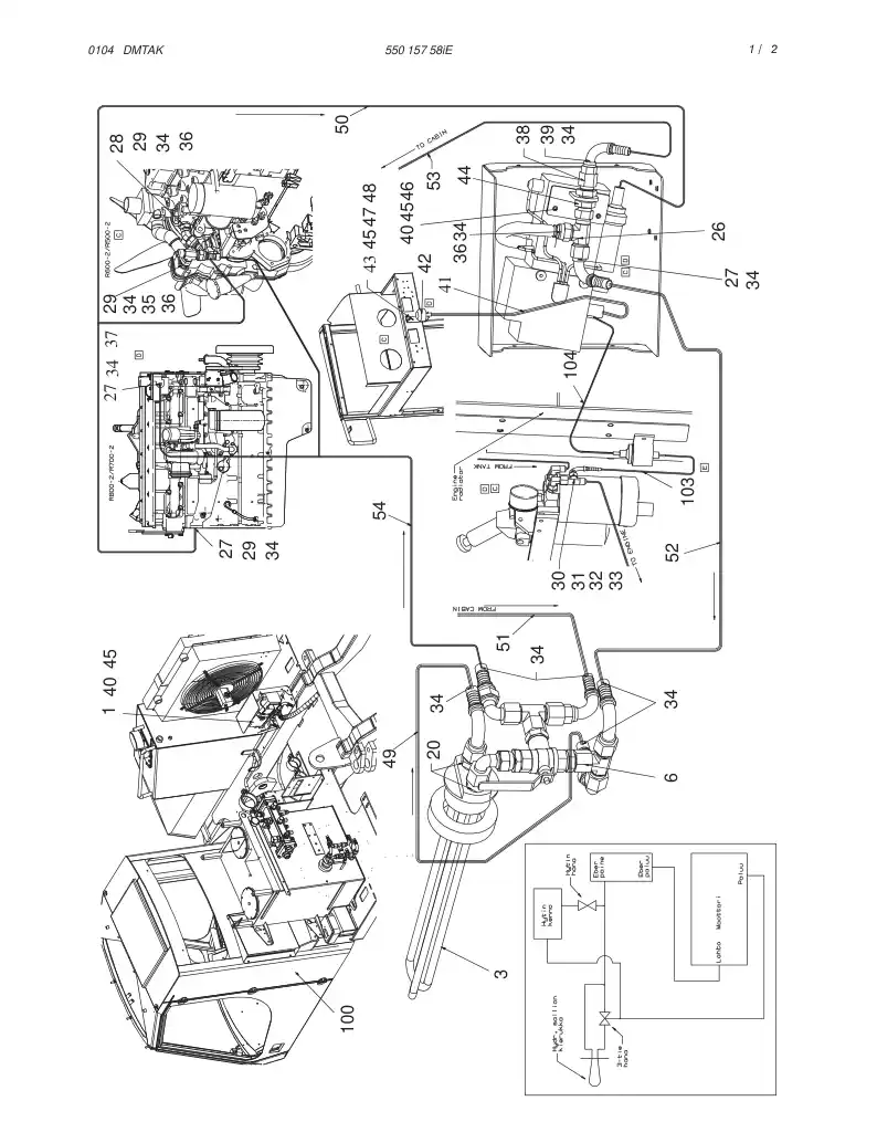 55035478 550 354 78 HOSING - Sandvik Technical Drawing