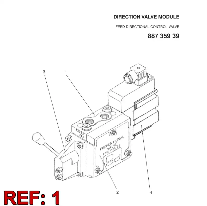 55035487 550 354 87 VALVE BODY - Sandvik Technical Drawing