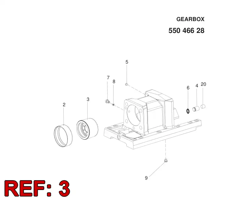 55035604 550 356 04 BEARING BUSHING - Sandvik Technical Drawing
