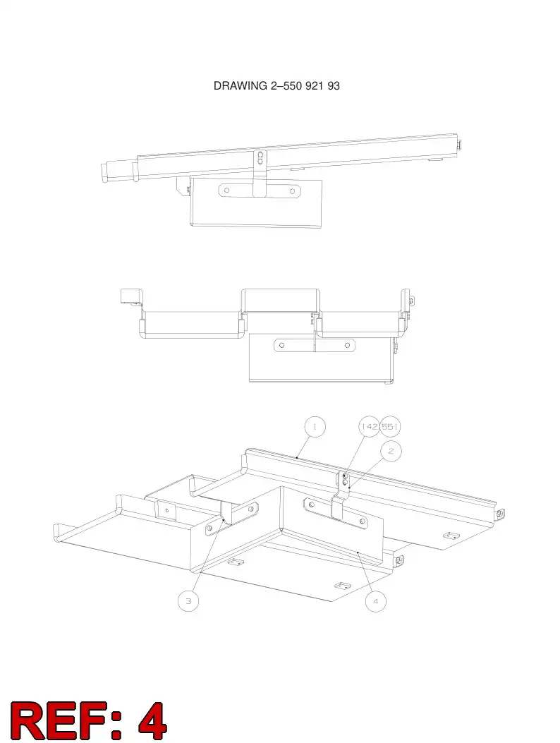 55035774 550 357 74 COVER PLATE - Sandvik Technical Drawing