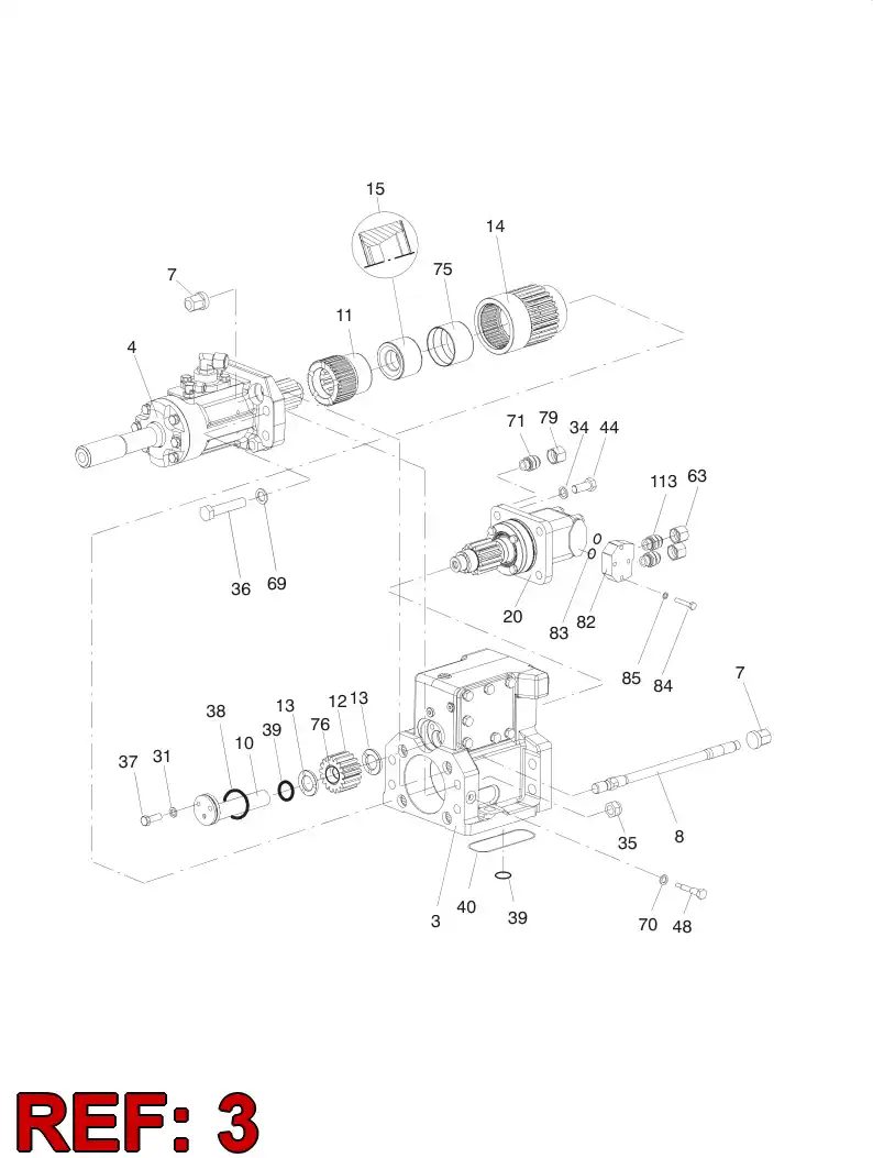 55035860 550 358 60 HOUSING - Sandvik Technical Drawing