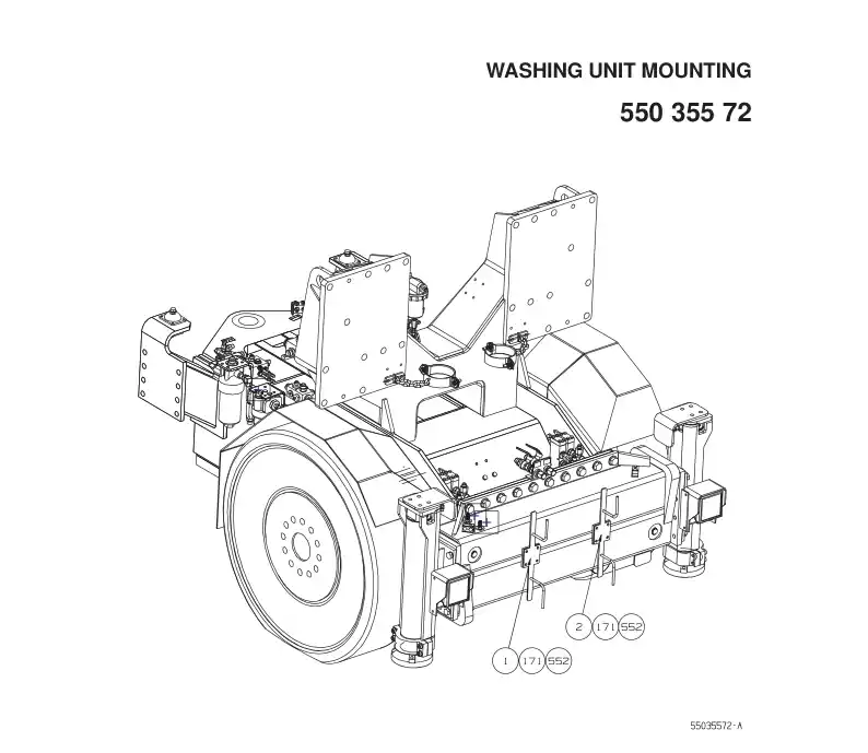 55035867 550 358 67 HOSING - Sandvik Technical Drawing