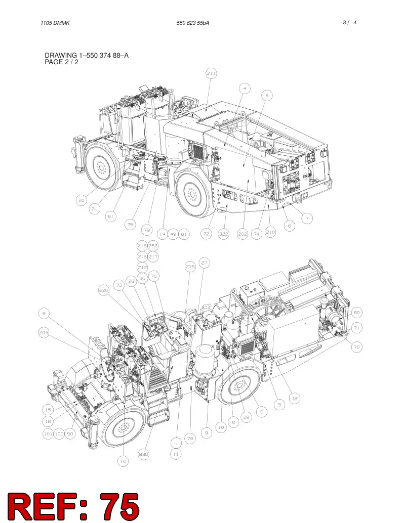 55035889 550 358 89 SIGN - Sandvik Technical Drawing