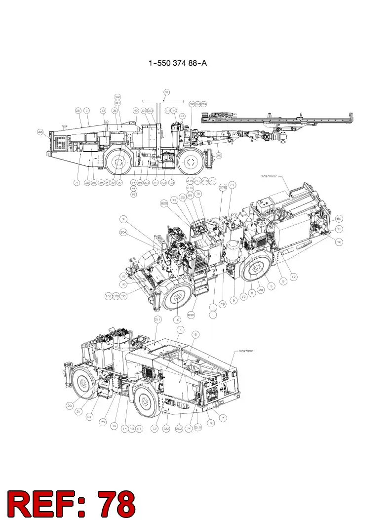 55036101 550 361 01 SIGN - Sandvik Technical Drawing