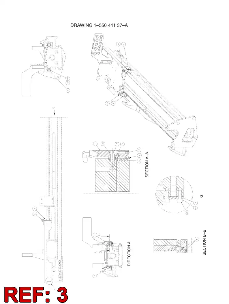 55036176 550 361 76 SEAL - Sandvik Technical Drawing