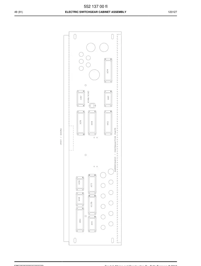 55036521a 550 365 21a Socket - Sandvik Technical Drawing
