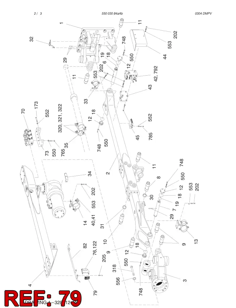 55036720 550 367 20 JUNCTION BOX ASSEMBLY - Sandvik Technical Drawing