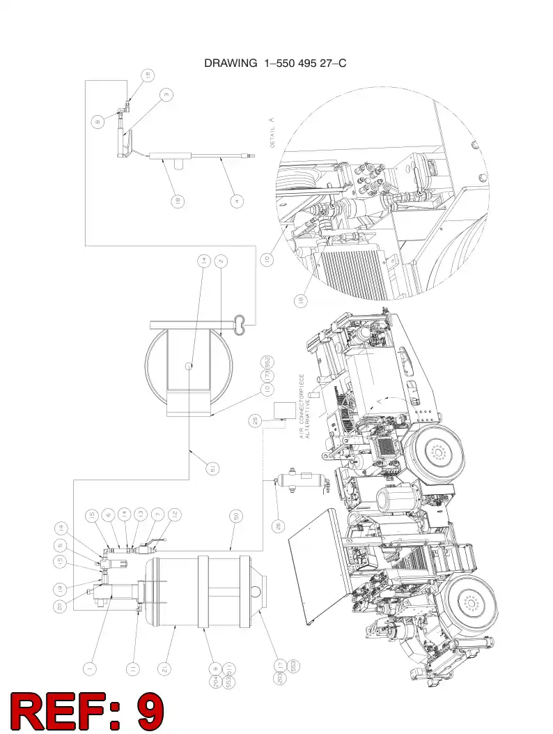 55036723 550 367 23 BRACKET - Sandvik Technical Drawing