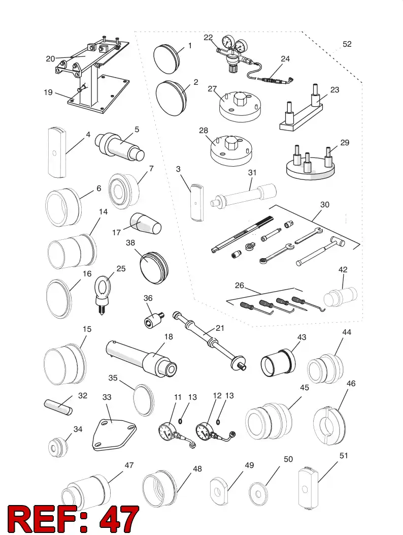 55037163 550 371 63 HANDLE - Sandvik Technical Drawing
