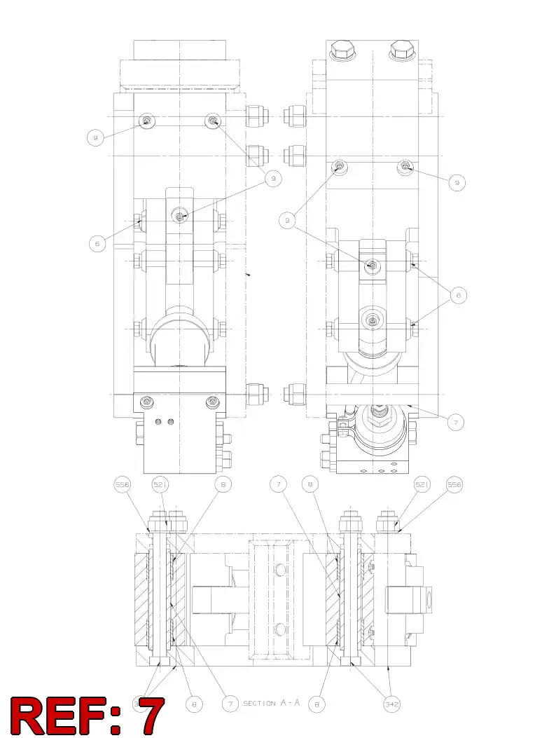 55037480 550 374 80 Bushing - Sandvik Technical Drawing