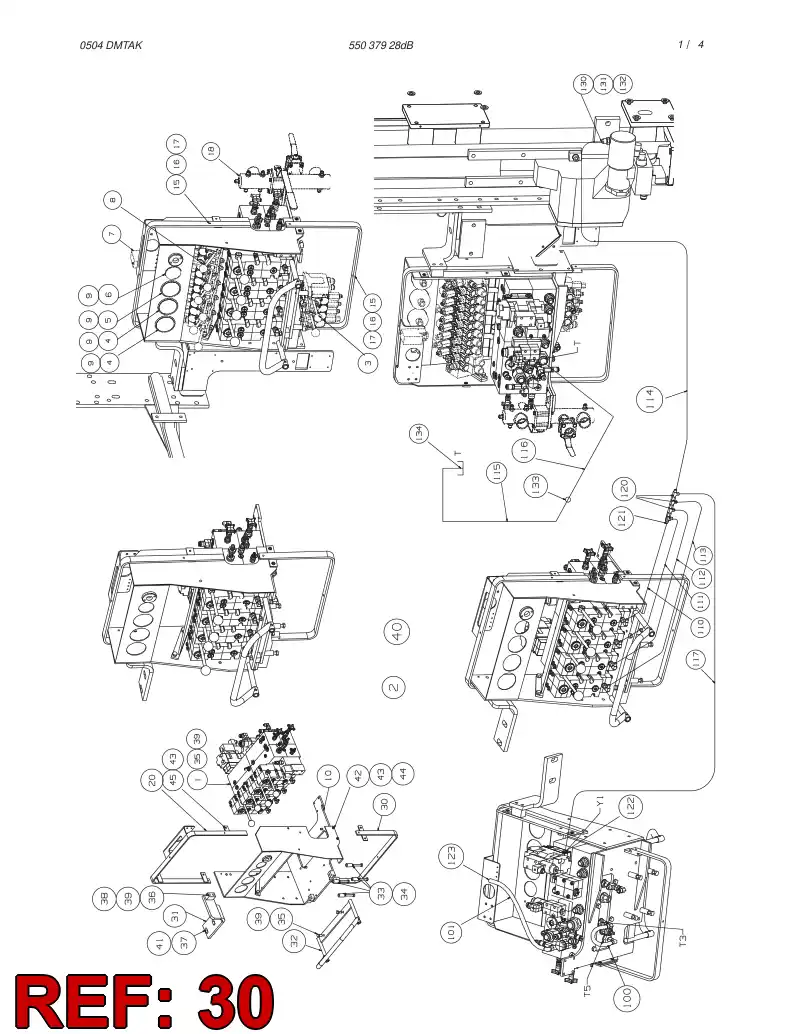 55037813 550 378 13 SUPPORTING BLOCK - Sandvik Technical Drawing