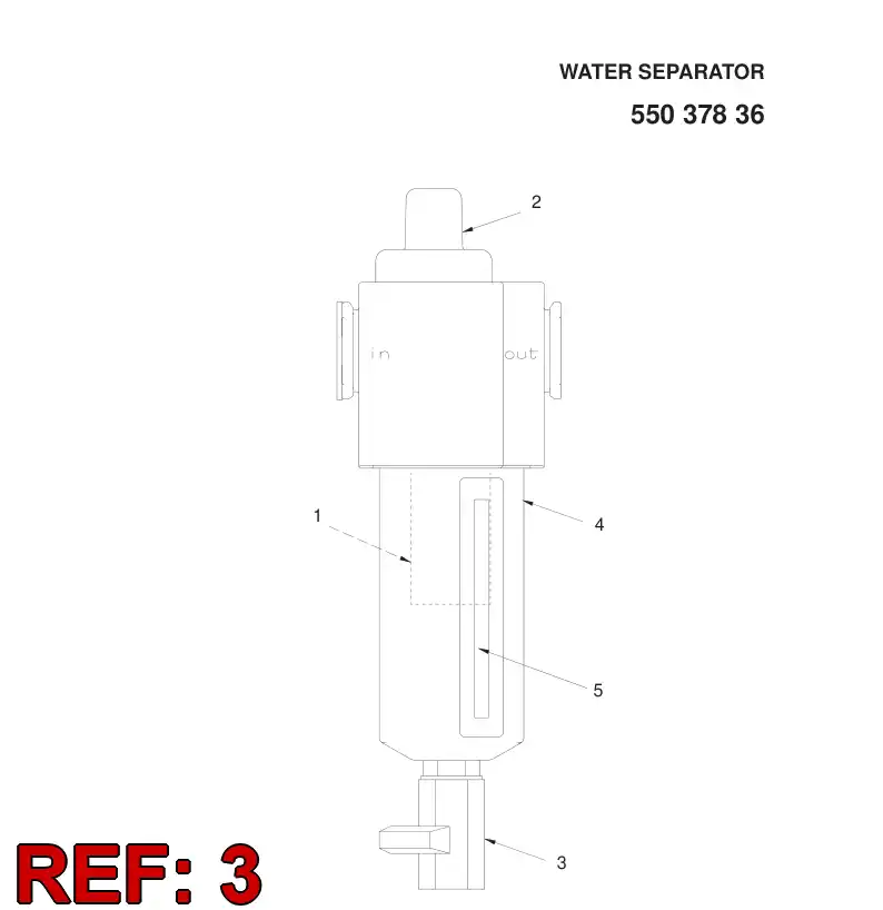 55037835 550 378 35 VALVE ASSEMBLY - Sandvik Technical Drawing