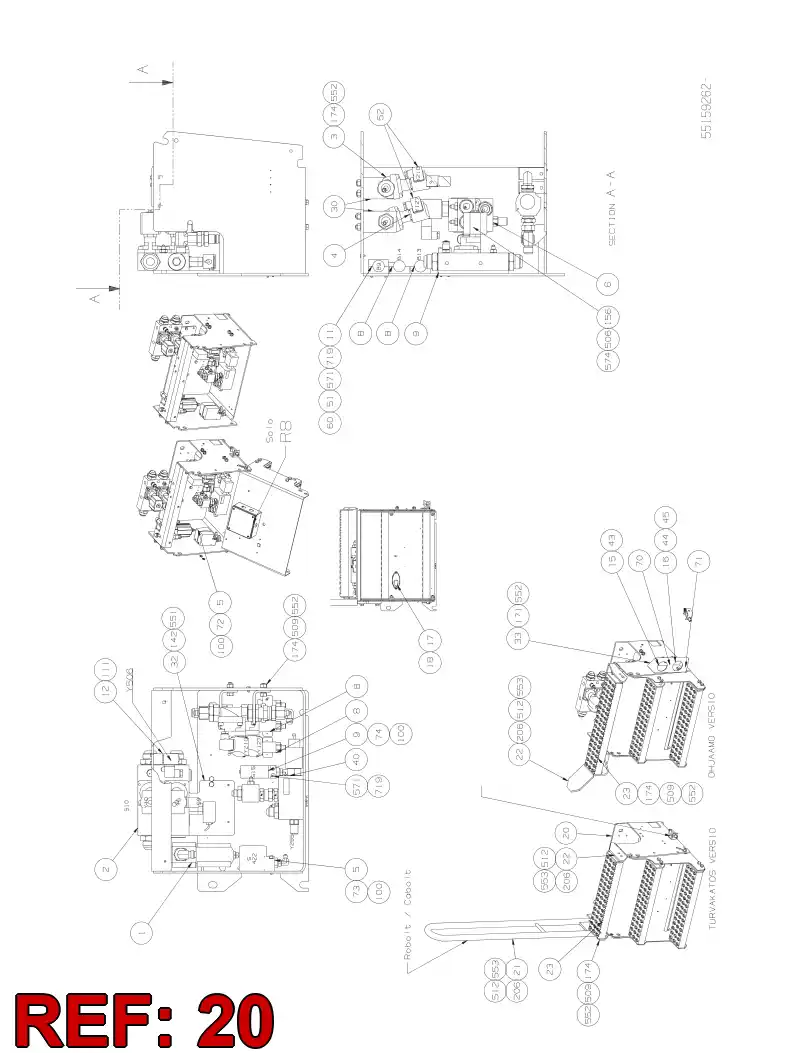 55038212 550 382 12 STEP BOX - Sandvik Technical Drawing