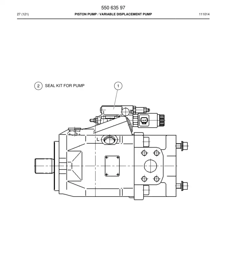 55038239 550 382 39 Adjuster - Sandvik Technical Drawing