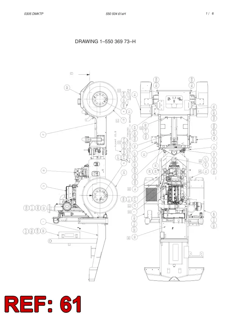 55038789 550 387 89 LIMITER - Sandvik Technical Drawing