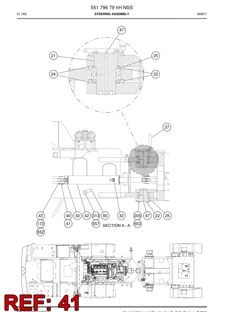 55038833c 550 388 33c MACHO - Sandvik Technical Drawing