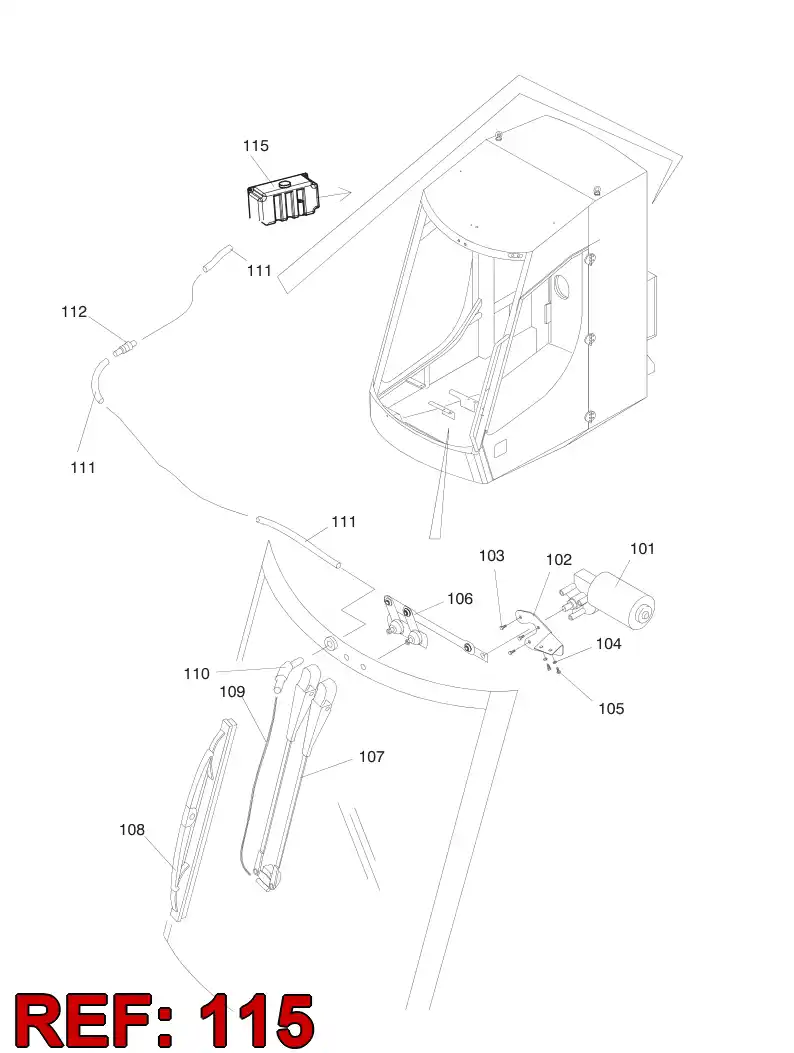 55038932 550 389 32 TANK - Sandvik Technical Drawing