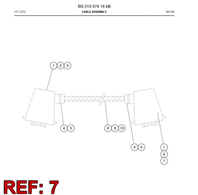 55038970 550 389 70 Accessories for connector - Sandvik Technical Drawing