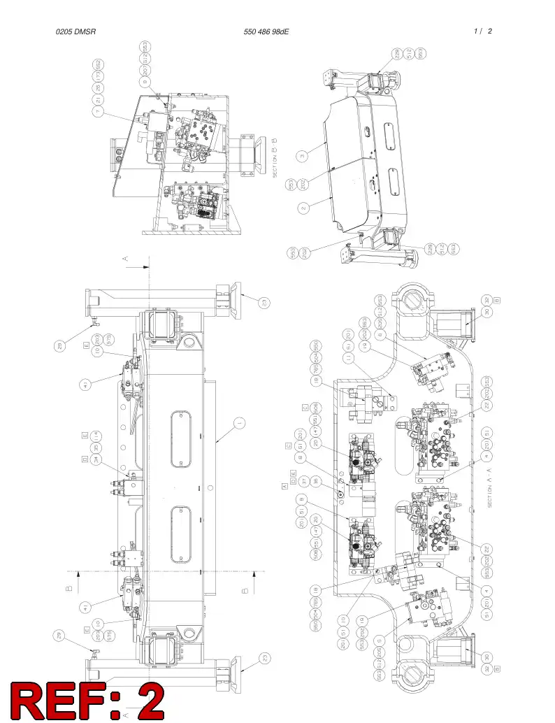 55039181 550 391 81 COVER - Sandvik Technical Drawing