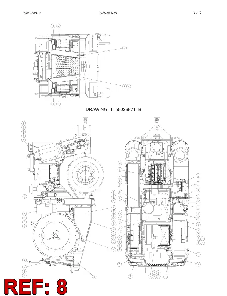 55039199 550 391 99 BRACKET - Sandvik Technical Drawing