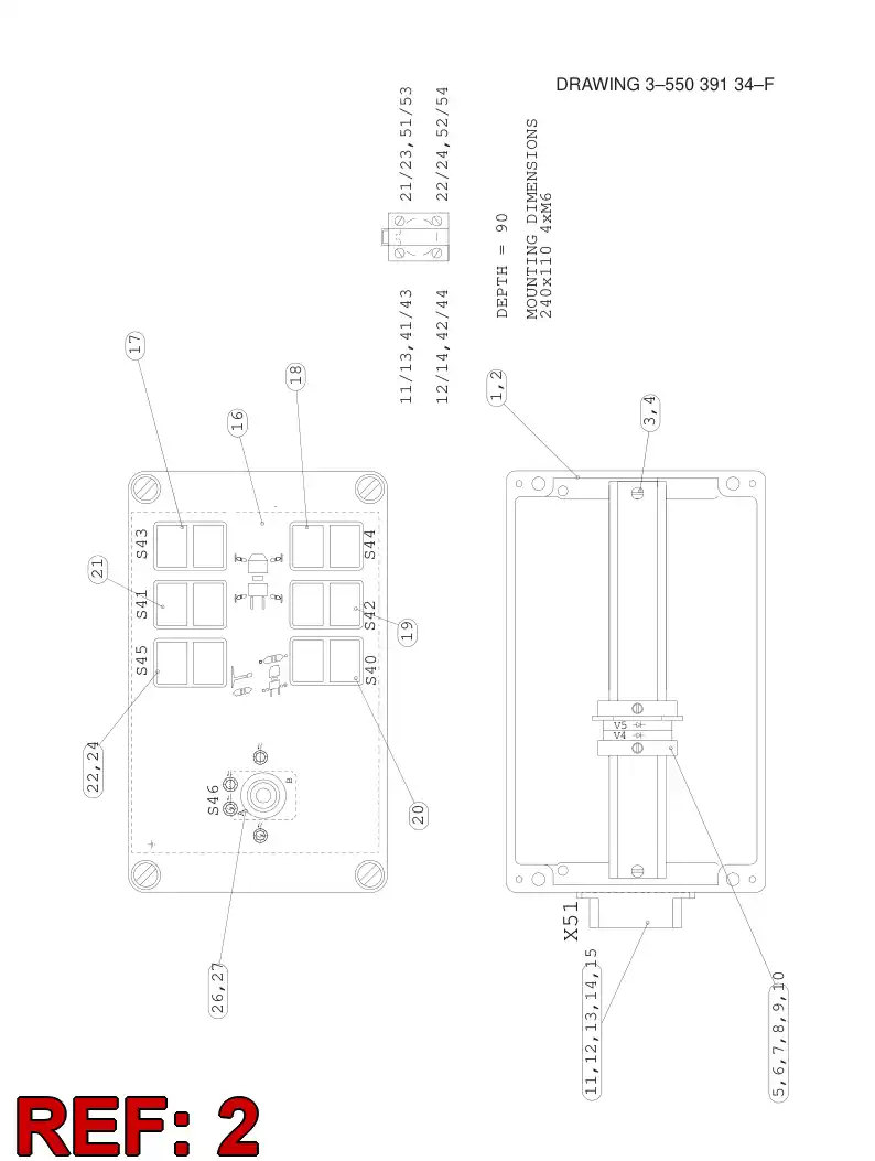 55039253 550 392 53 DIMENSIONING DRAWING - Sandvik Technical Drawing