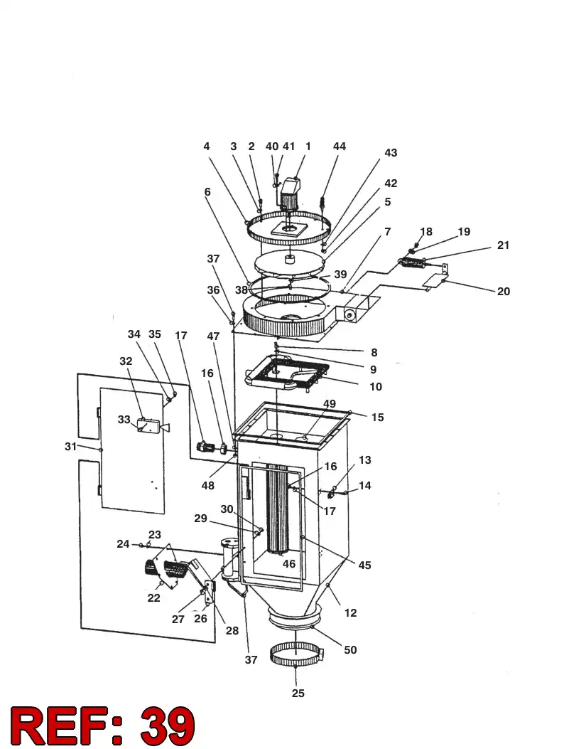 55039556 550 395 56 WASHER - Sandvik Technical Drawing