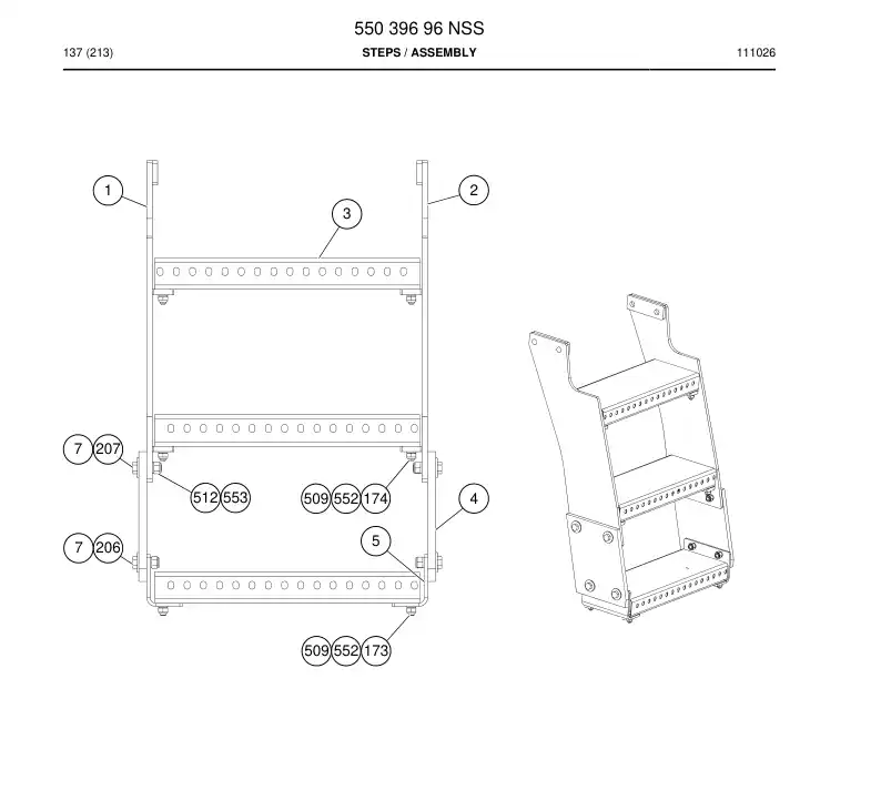 55039696 550 396 96 STEPS - Sandvik Technical Drawing